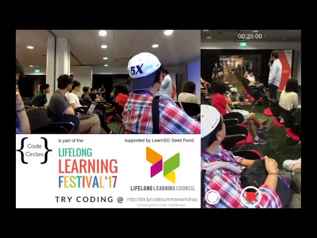Code for Asia Society Live Stream - CodeCircles Conference #1