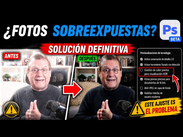 ⚠️ Does Photoshop Beta show overexposed photos? 😱 DEFINITIVE SOLUTION