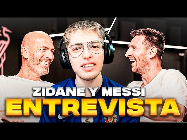 DAVOO XENEIZE REACCIONA A MESSI CHARLANDO CON ZIDANE