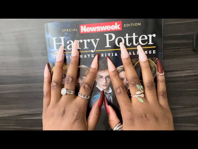 LOFI ASMR | Magazine Flip Through (screen tapping, page turning, tapping)