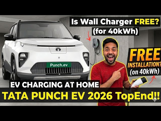 Tata Punch EV 40kWh Wall Charger Free or Installation Free Questions and Answers 🚀🚀 @tata.evofficial