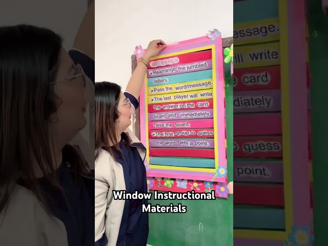 Window Instructional Materials Ideas for Final Demo