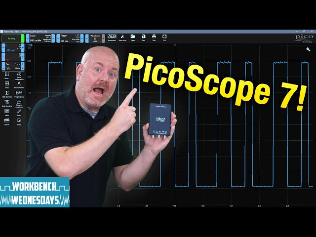 Hands-On with PicoScope 7: Pico Technology's Latest Oscilloscope Software - Workbench Wednesdays
