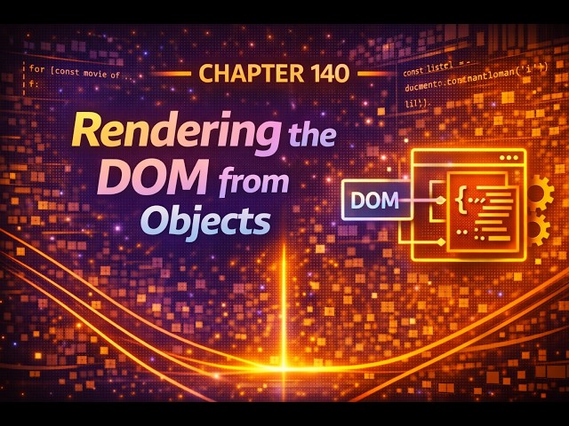 The Complete JavaScript Tutorial in Malayalam - Chapter 140 - Rendering the DOM from Objects in JS