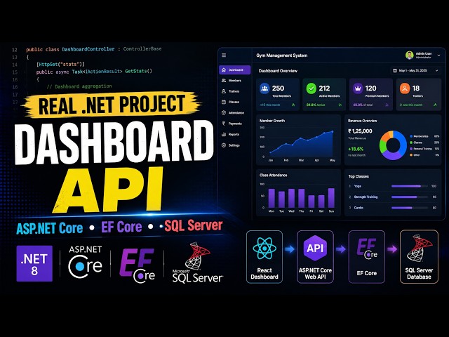 ASP.NET Core Dashboard API | Real .NET Project