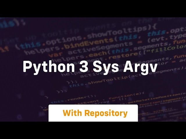 python 3 sys argv