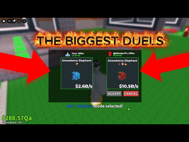 🎉THE BIGGEST DUELS On INSANE STUFF In Steal a Brainrot🎉  #stealabrainrot   #roblox