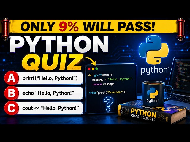 Python Programming Basics Trivia Quiz - Can YOU Score 50/50?