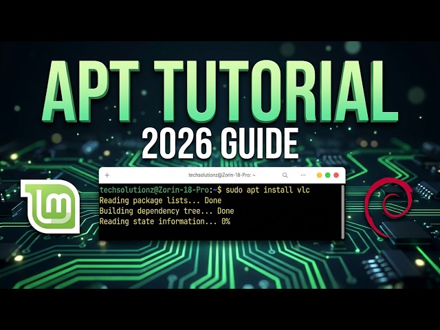 Linux APT Tutorial 2026 | Install, Update, Upgrade & Fix Software in Linux Mint 22.3, Debian 13
