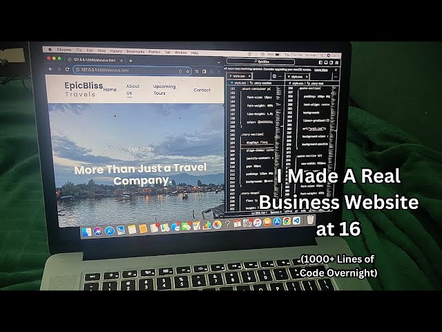 I Built a Website for My Mom’s Real Business at 16