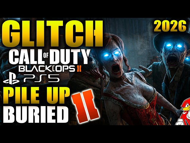 UNLIMITED XP GLITCH in BURIED BO2 ZOMBIES | Bank Tunnel Pile Up PS5 2026