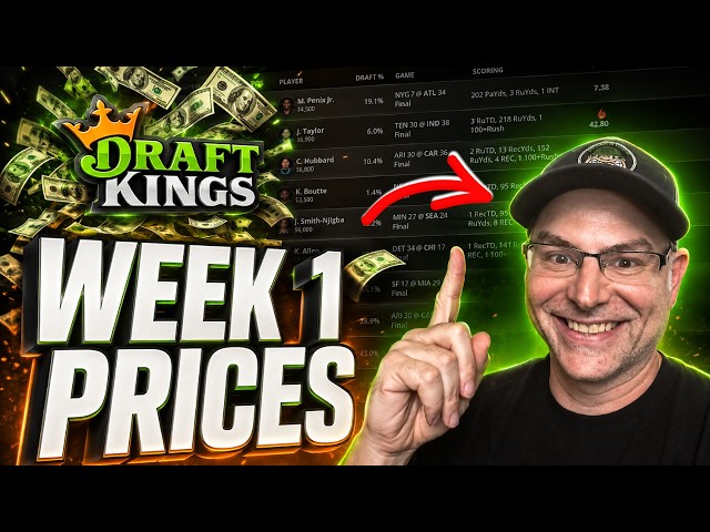NFL Week 1 DFS Early First Look: DraftKings Values 2026