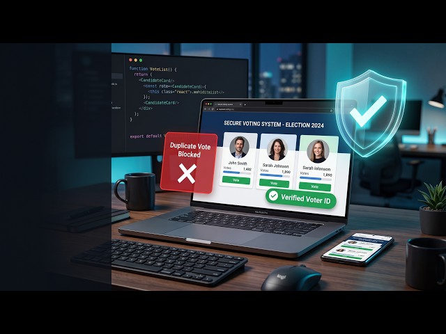 React & Firebase Secure Voting App That Prevent Fraud Voting #ReactJS #Firebase #WebDevelopment