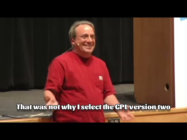 Linus Torvalds Reveals Why Linux Uses the GPL License