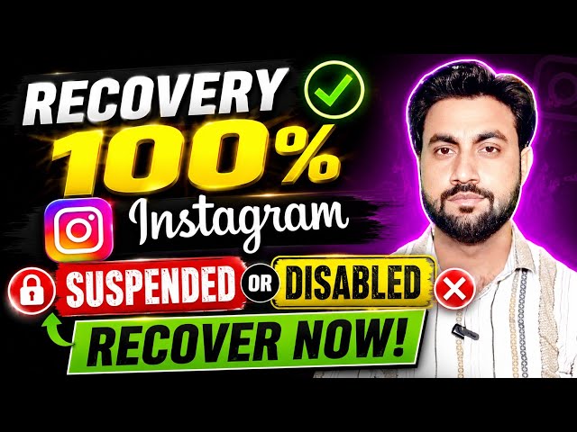 How to Recover a Suspended or Disabled Instagram Account | Get Your Suspended/Disabled Instagram ...