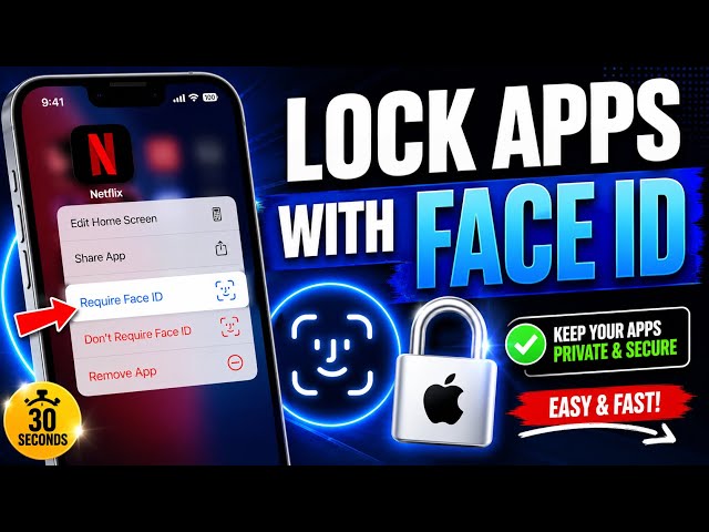How to Lock Apps on iPhone with Face ID (2026) | Protect Your Privacy