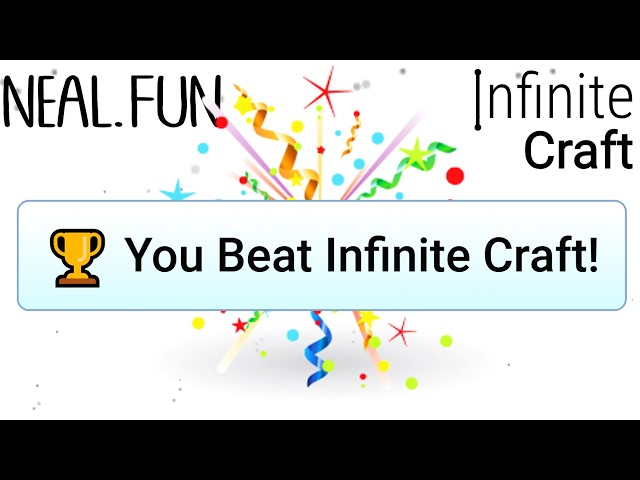 You Beat Infinite Craft!