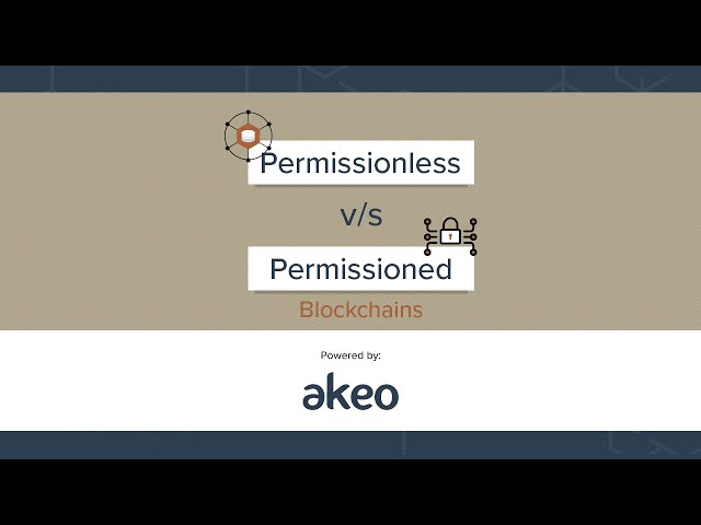 The differences between permissionless and permissioned blockchains
