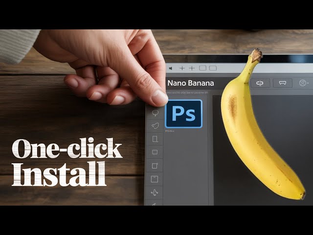 Install Google’s nano banana to Photoshop in 1 minute (2026 Guide)