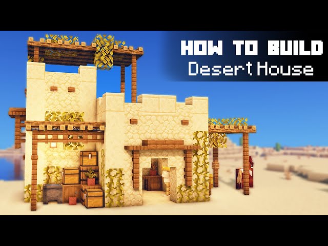 Minecraft: Desert House Tutorial | How to Build a Desert House