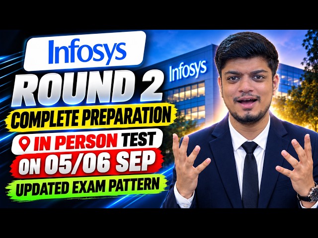 Infosys Round 2 Exam Pattern | Infosys SP DSE Round-2 Complete Preparation | Infosys In Person Test