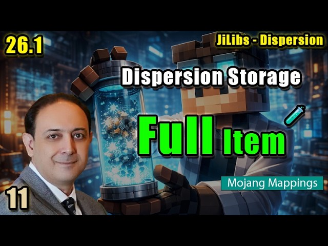 Implementing Full Item Storage into Dispersion API | Advance Minecraft Modding | #11