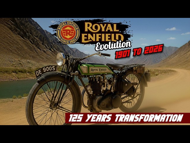 Royal Enfield Evolution 🏍️ | From 1901 First Bike to 2026 Himalayan Electric @royalenfield