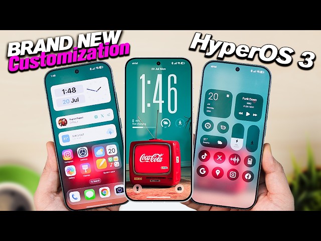 BRAND NEW 😯 HyperOS 3 Best Customization 🤩 | For Xiaomi, Redmi, POCO Users