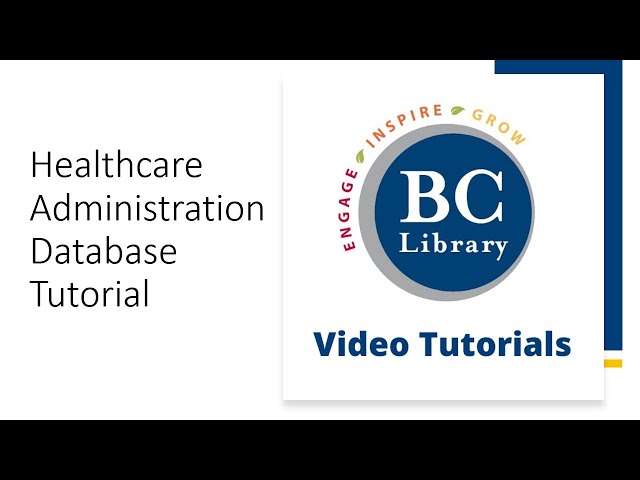 Healthcare Administration Database Tutorial