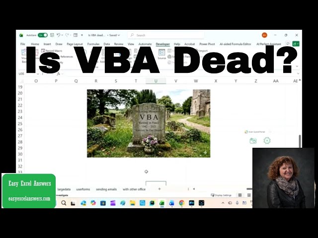 Is VBA Dead?