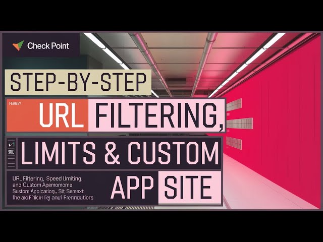 Step-by-Step Guide: URL Filtering, Speed Limiting & Custom App Site