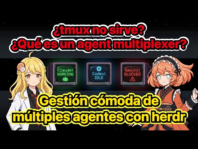 ¿Adiós al infierno de tmux? Administra varios agentes de IA en una sola terminal con herdr