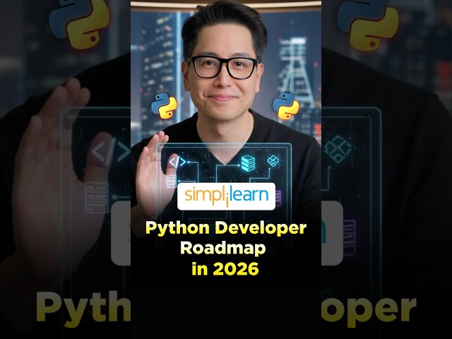 🔥Python Roadmap for 2026: From Beginner to Pro #shorts #simplilearn
