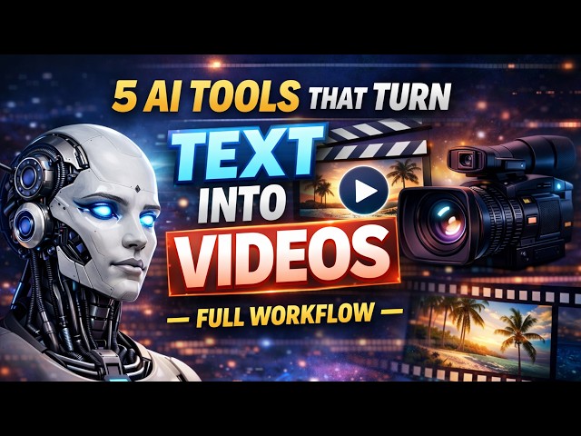 5 best AI text to video tools for faceless YouTube in 2026 | full workflow