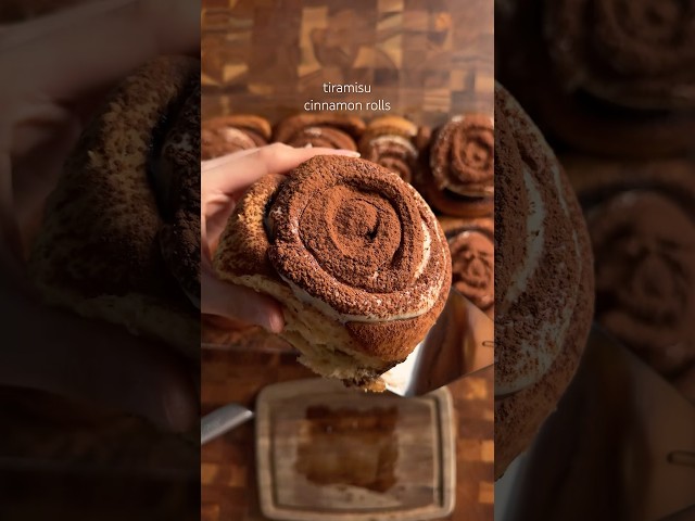 Tiramisu Cinnamon Rolls