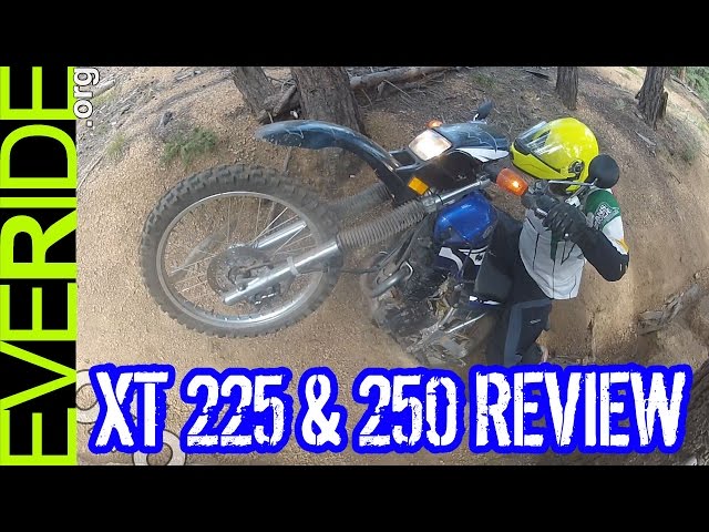 Yamaha XT 250 & XT 225 "Serow" Ride & Review o#o