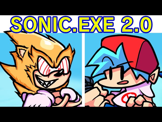 Friday Night Funkin' VS SONIC.EXE 2.0 FULL WEEK + Cutscenes (All Secrets/Endings) (FNF Mod)
