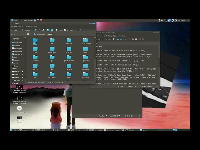 how to play blurays on fedora linux