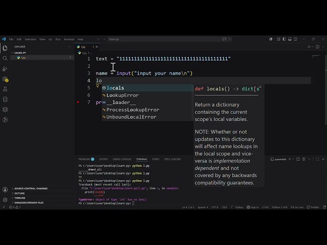 Learn Python: Len Function #12