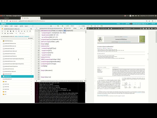TeXFolio