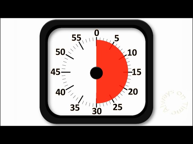 30-minute visual timer