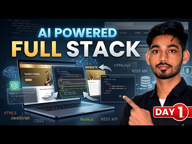 🚀 AI Powered Full Stack Web Development Course 2026 | Day 4