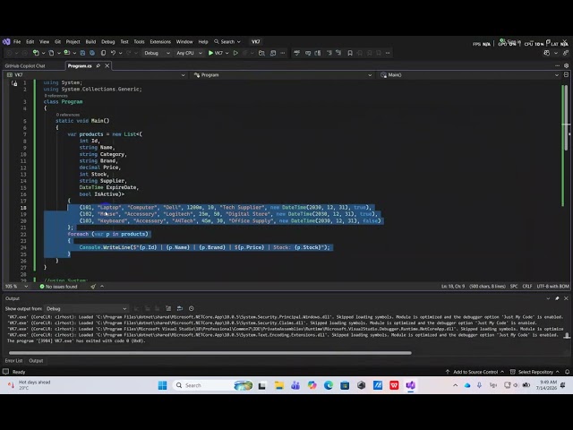 video C# 1 2