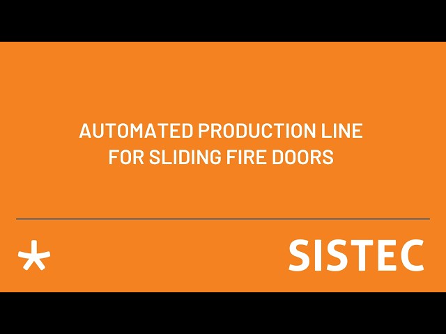 Automated Production Line for Sliding Fire Doors | Full Robotic Manufacturing Process