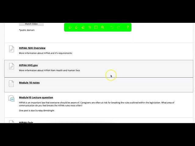 Rad LE Module 10 check-in!