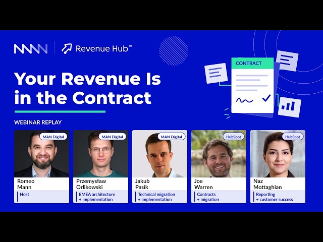 HubSpot Revenue Hub Contracts: MRR Reporting & Migration with HubSpot PMs