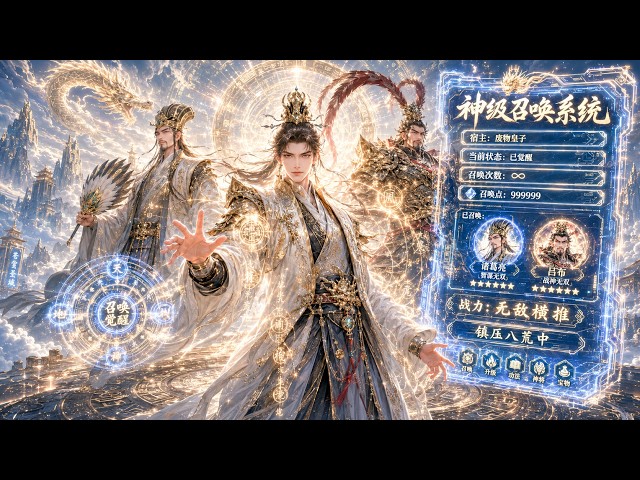 我穿越成不能修炼的废物皇子，开局觉醒神级召唤系统，呼吸间召唤诸葛亮和吕布镇压八荒，直接开启无敌横推！#玄幻#修仙#古代  #中國短劇#精彩大陸短劇