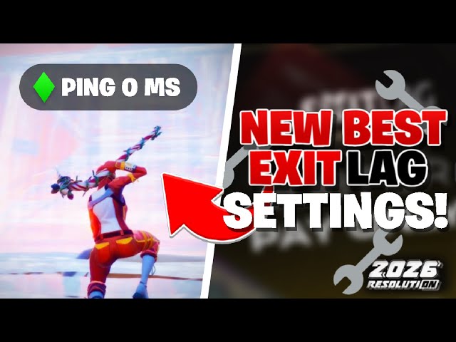 *BEST* ExitLag Settings for Fortnite 2026 | Get 0 Ping!