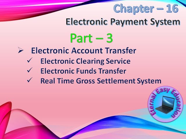 TN 12th CA chapter 16 Electronic Payment System (Part 3 Electronic Account Transfer, ECS, EFT, RTGS)