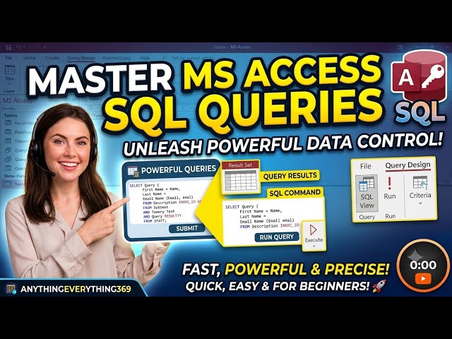 Access Part 4 - Create Queries 